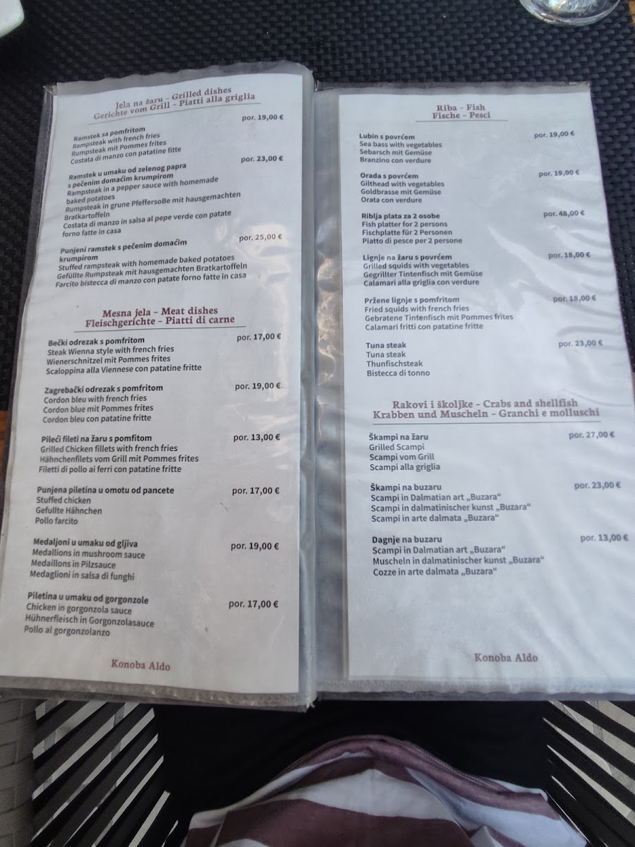 Menu Konoba Pizzeria Aldo-5