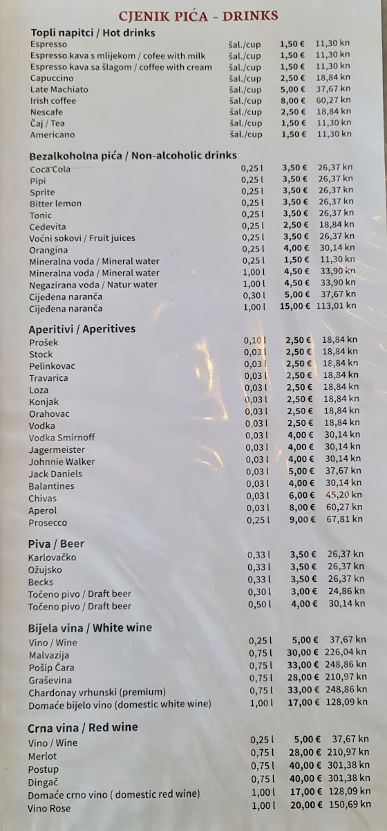 Menu Konoba Pizzeria Aldo-9