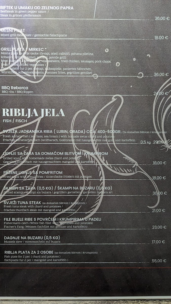 Menu Konoba Pizzeria Mirkec-1