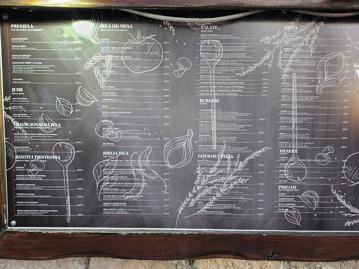Menu Konoba Pizzeria Mirkec-6