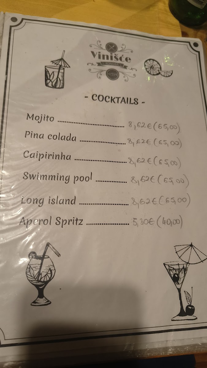 Menu Konoba Vinisce-1