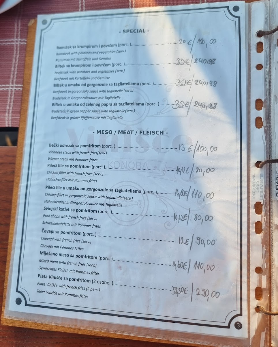 Menu Konoba Vinisce-8