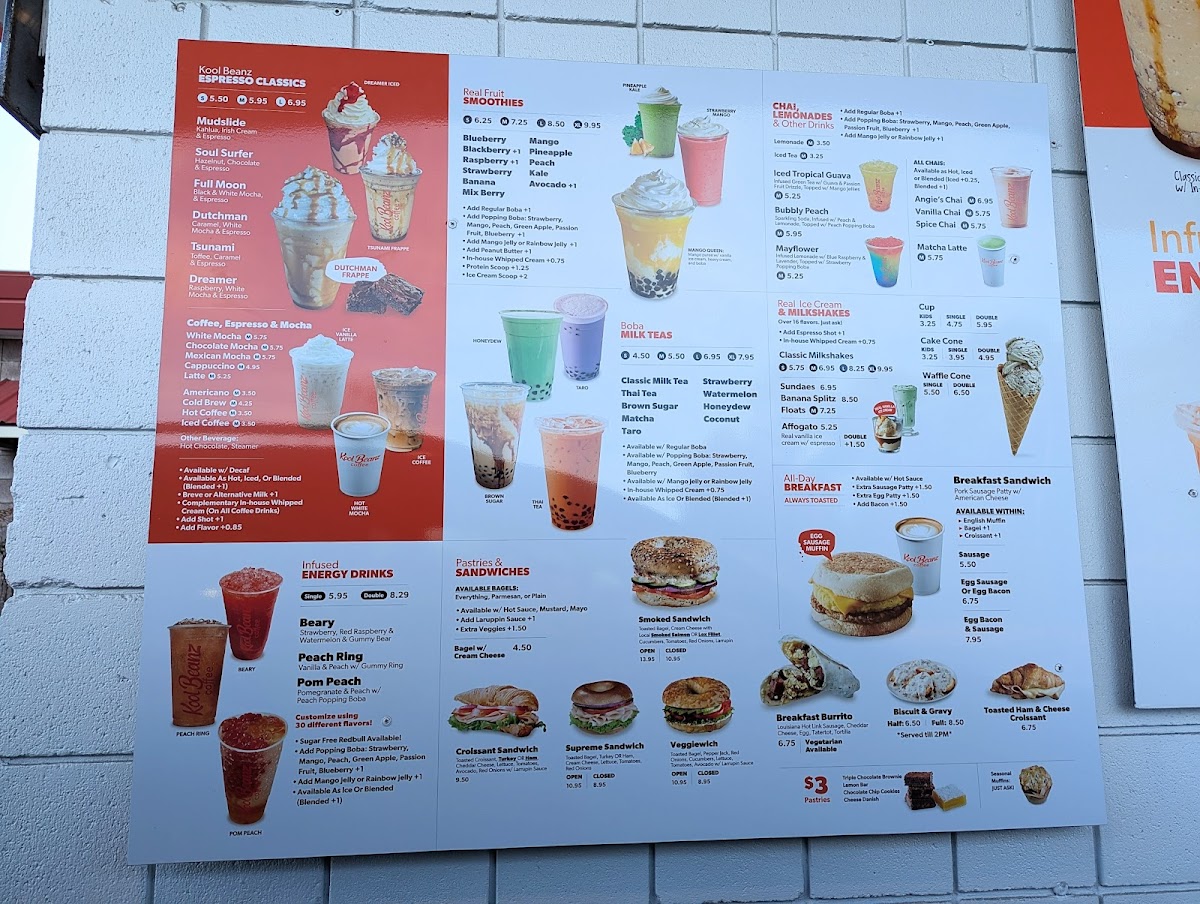 Menu Kool Beanz Coffee & Ice Cream-1