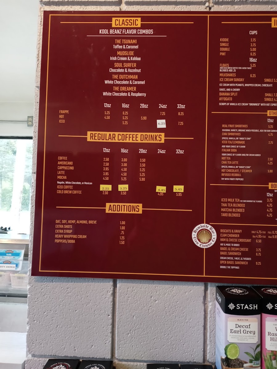 Menu Kool Beanz Coffee & Ice Cream-10