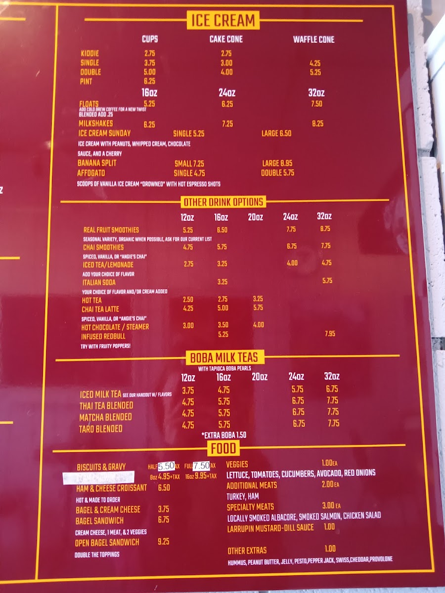 Menu Kool Beanz Coffee & Ice Cream-4