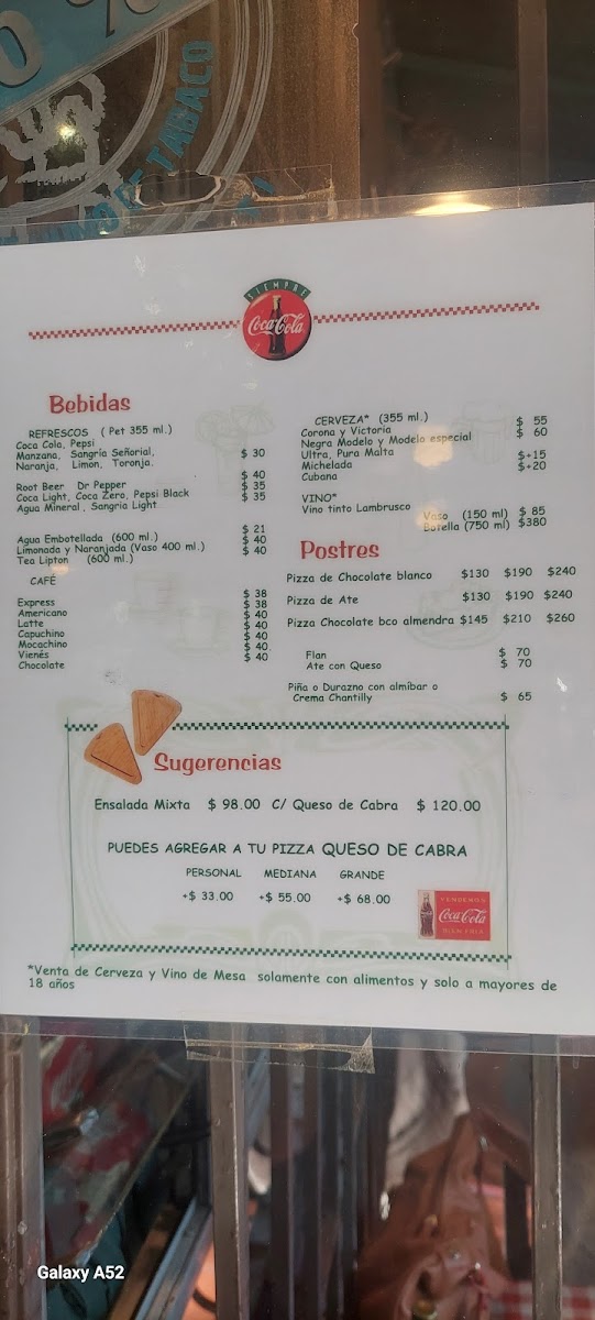 Menu Koony's Pizza-1