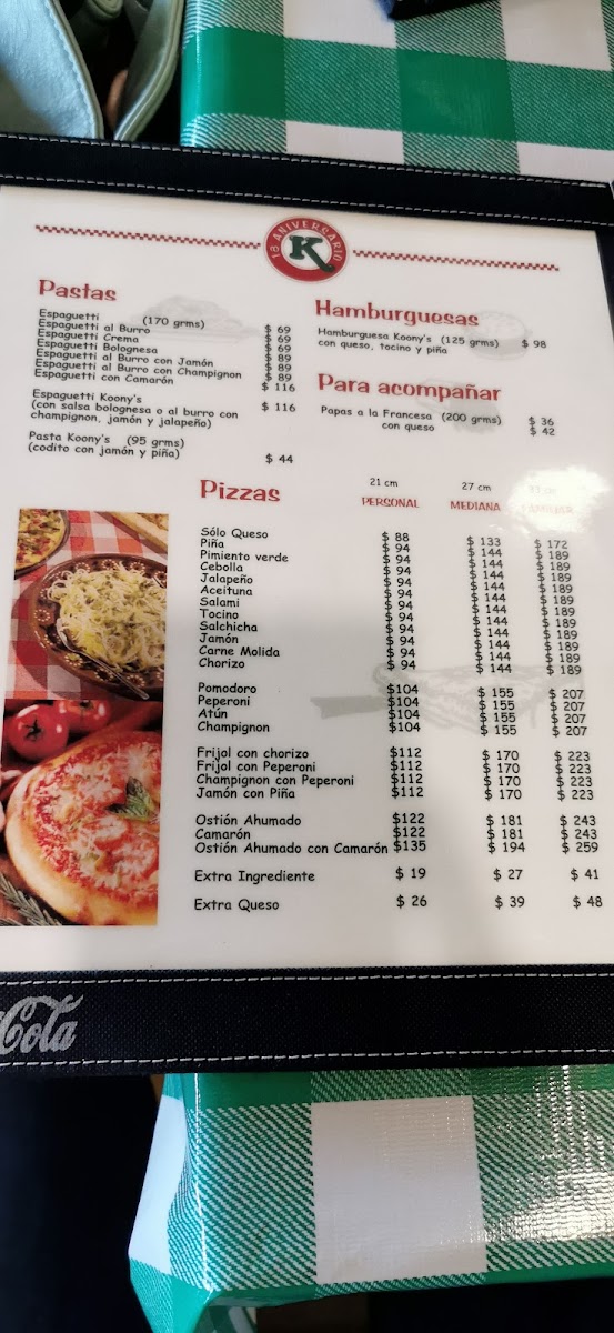 Menu Koony's Pizza-10