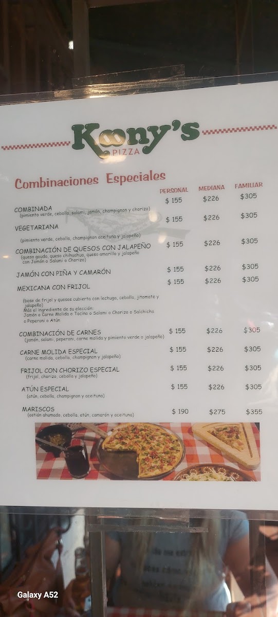 Menu Koony's Pizza-2