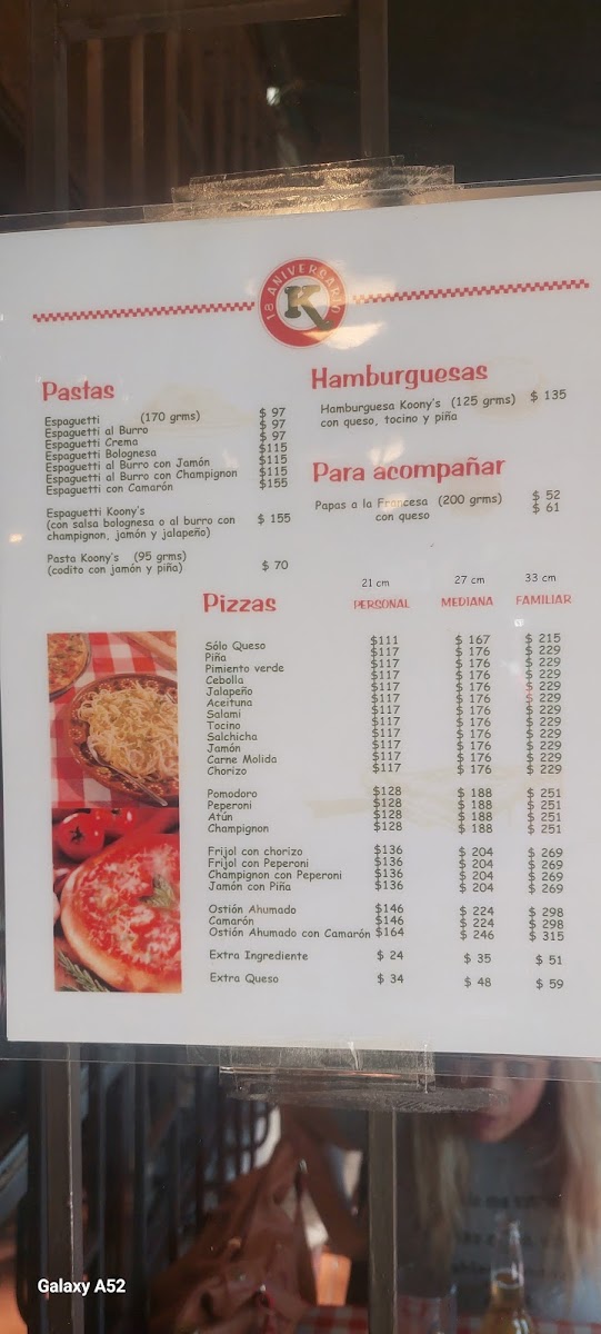 Menu Koony's Pizza-3