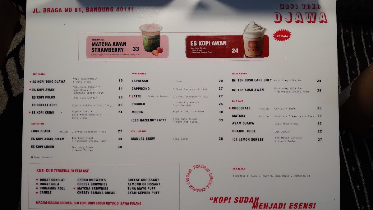 Menu Kopi Toko Djawa (Braga)-3