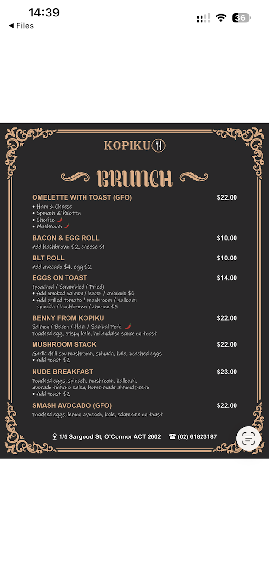 Menu Kopiku-3