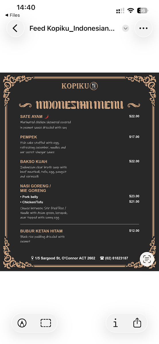 Menu Kopiku-7