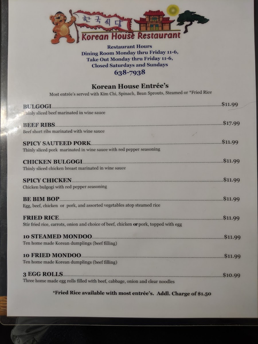 Menu Korean House Restaurant-10