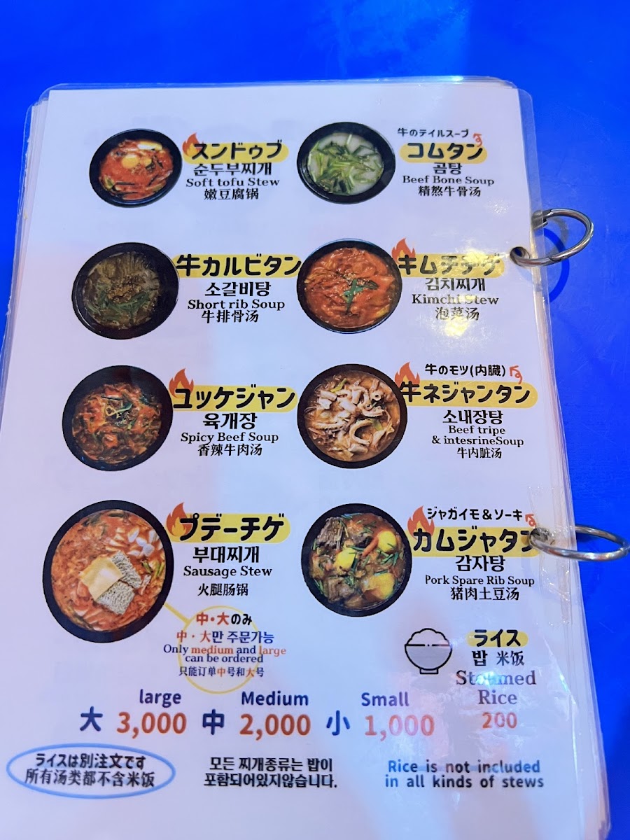 Menu Korean Restaurant Arirang-6