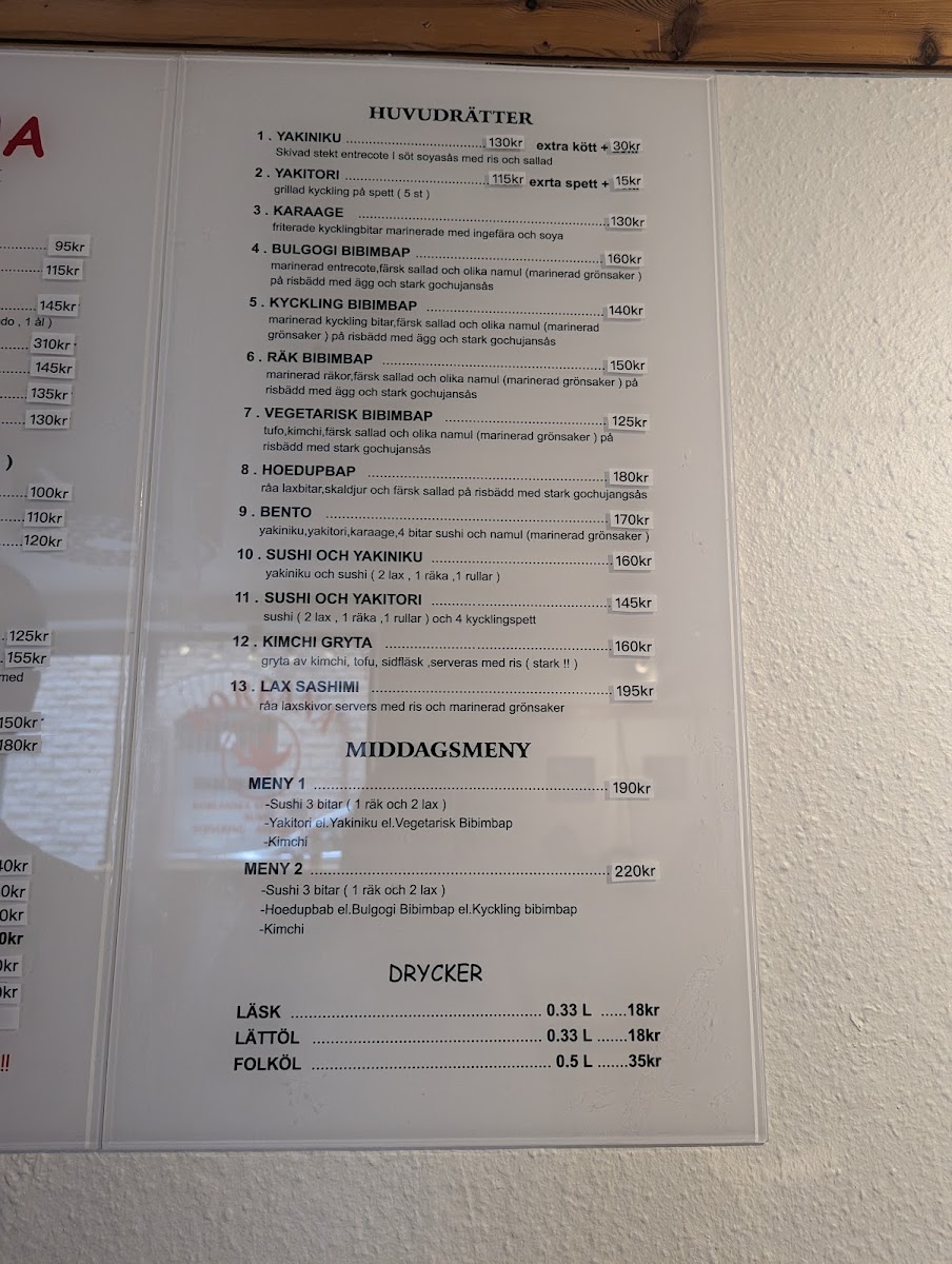 Menu Koreana Restaurant-10