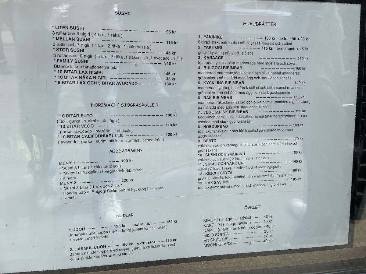 Menu Koreana Restaurant-5
