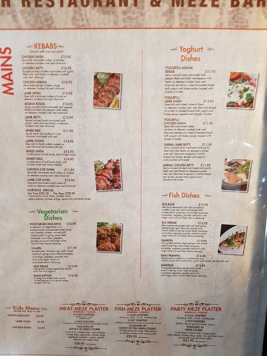 Menu Korykos Turkish Restaurant & Meze Bar-2