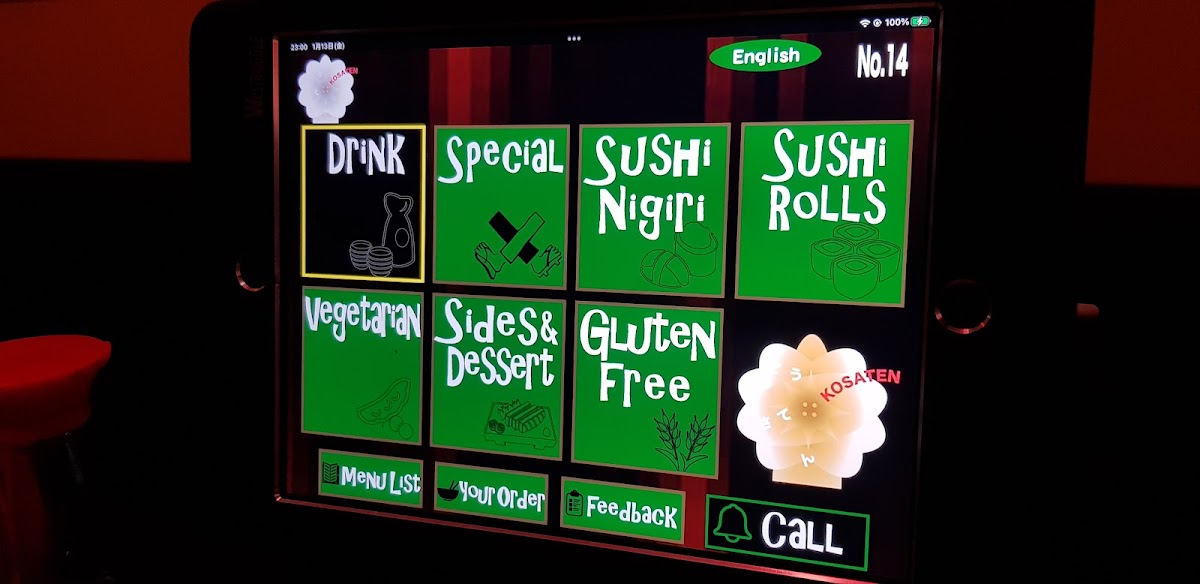 Menu Kosaten-10