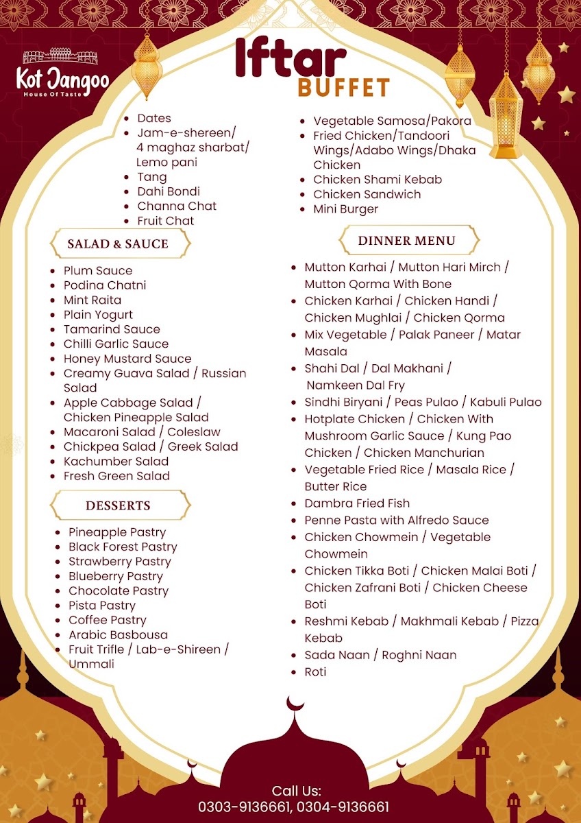Menu Kot Jangoo Restaurant-9