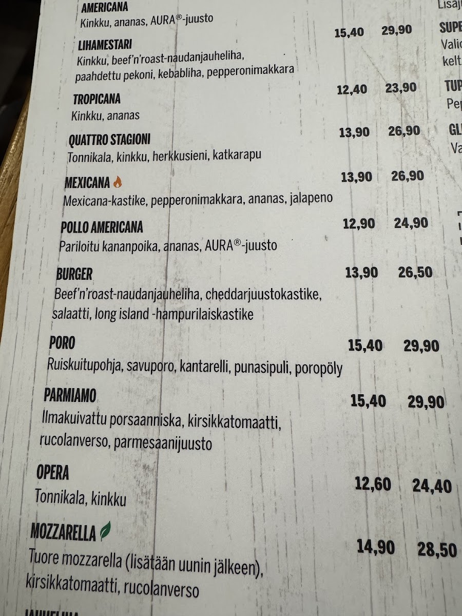 Menu Kotipizza Koskikatu Rovaniemi-6