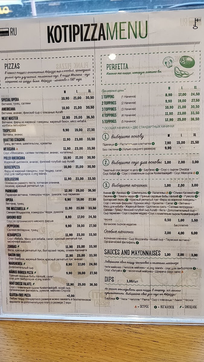 Menu Kotipizza Koskikatu Rovaniemi-8