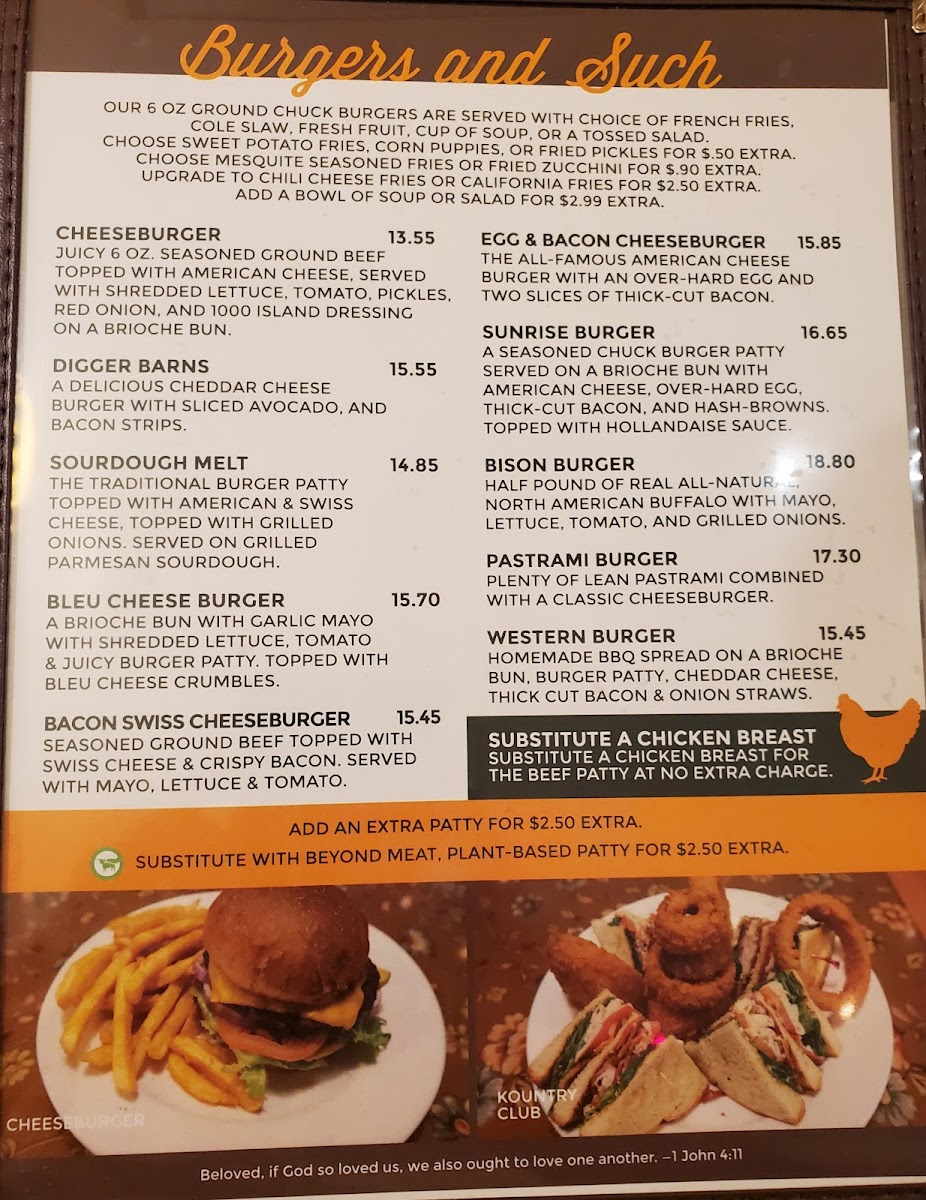 Menu Kountry Folks Homestyle Restaurant-2