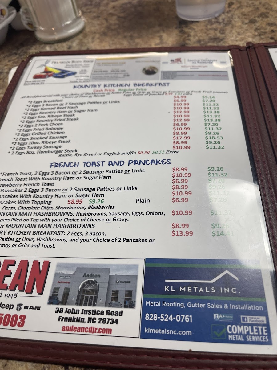 Menu Kountry Kitchen-2