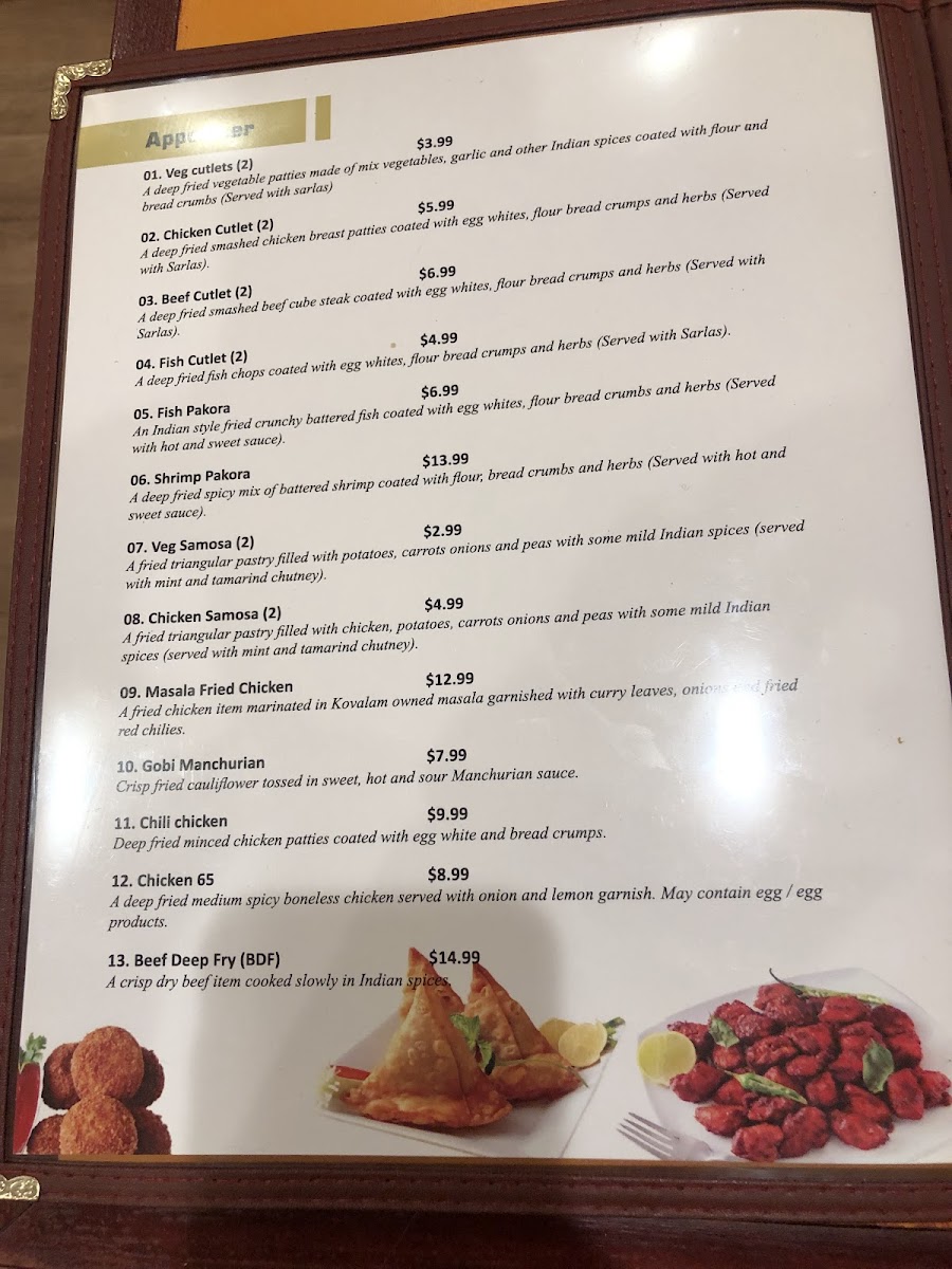 Menu Kovalam Restaurant-4