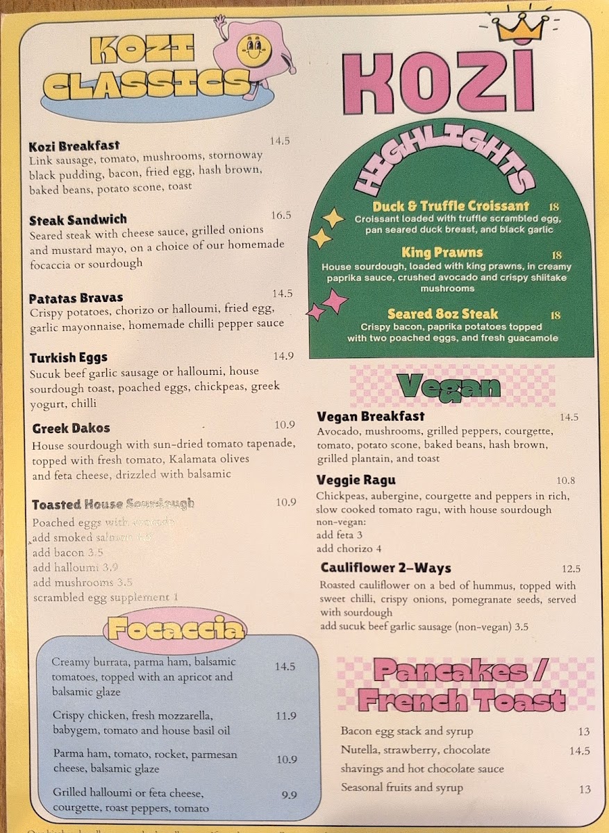 Menu Kozi Cafe-1