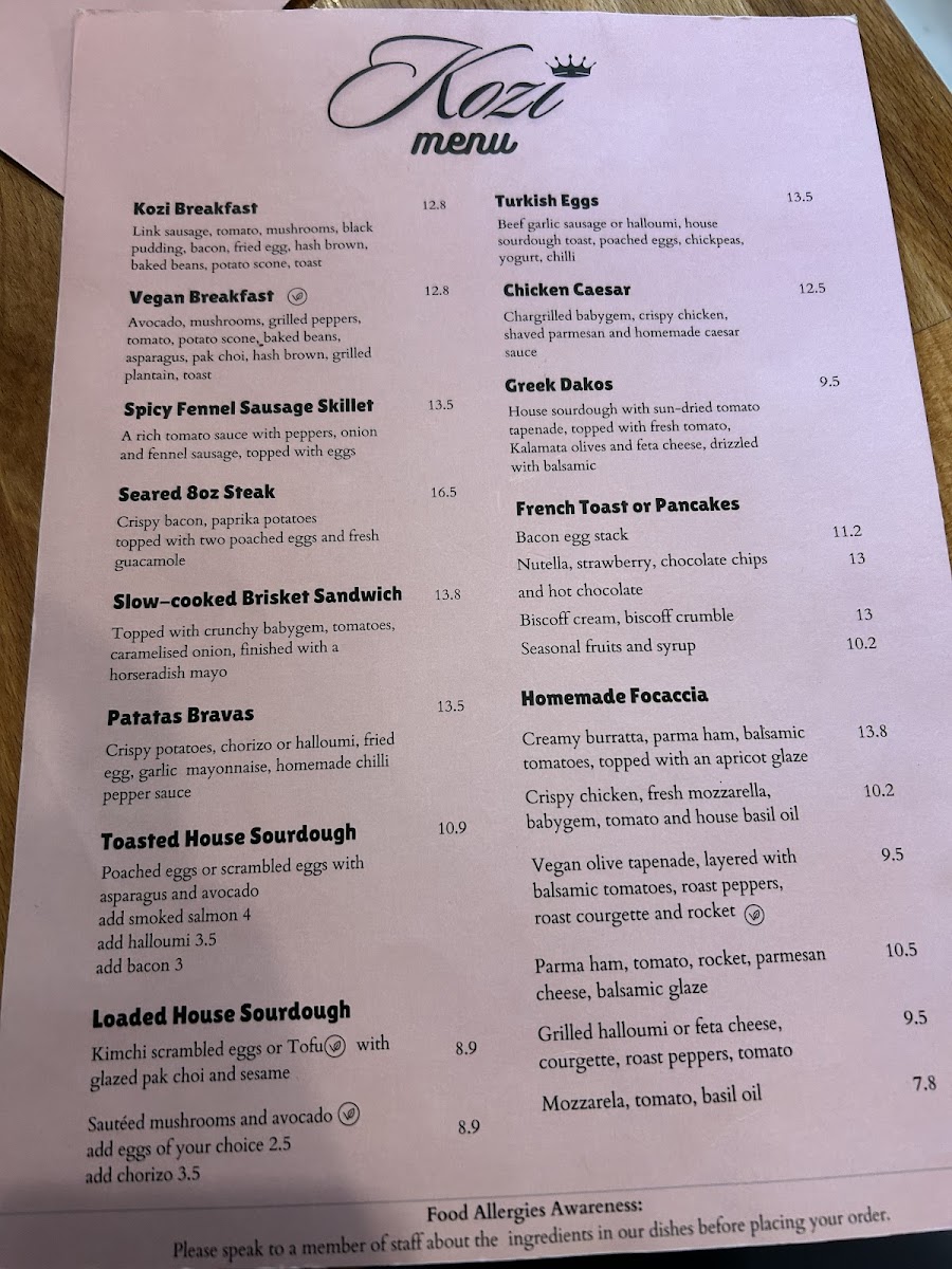 Menu Kozi Cafe-3