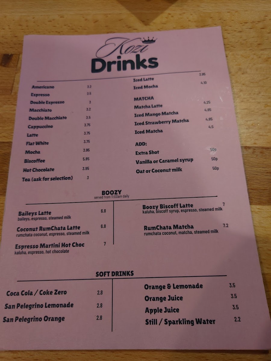 Menu Kozi Cafe-4