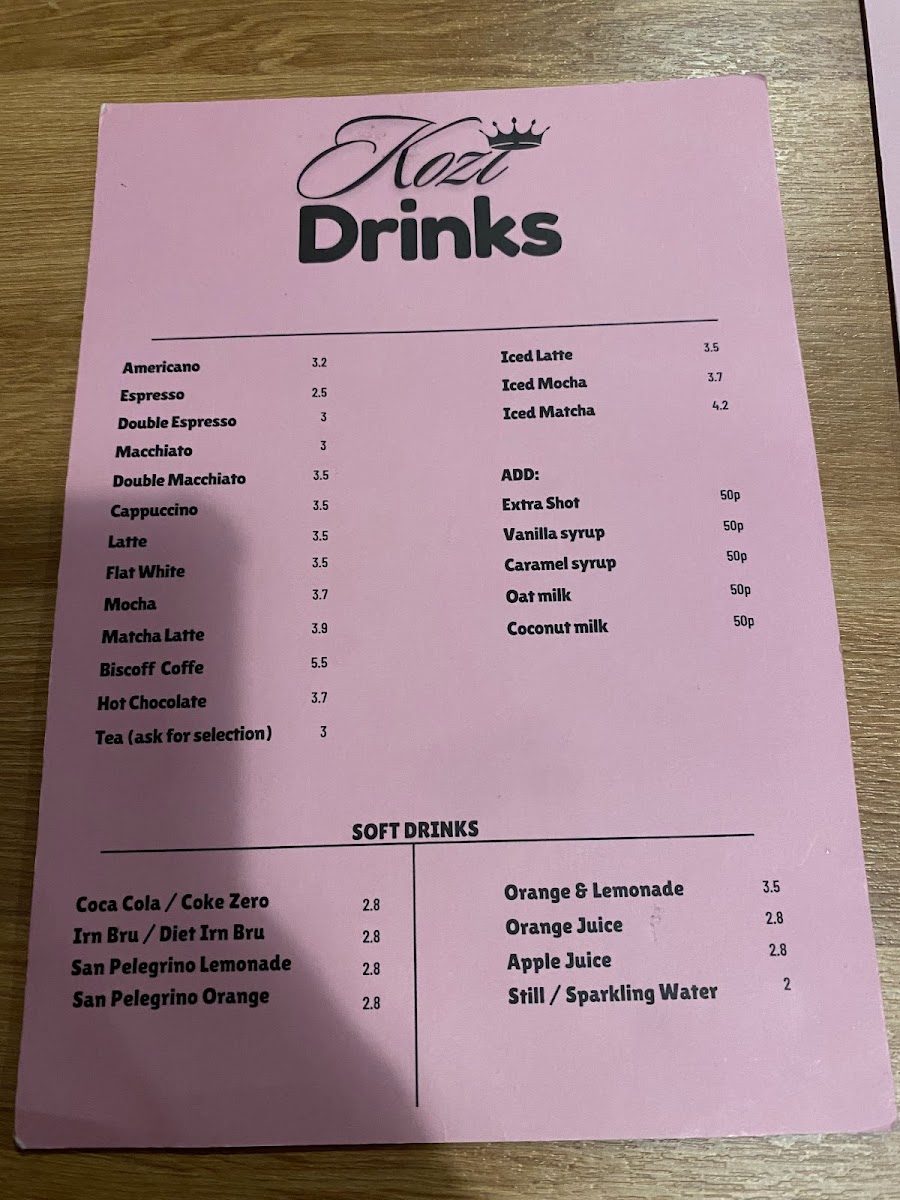 Menu Kozi Cafe-5