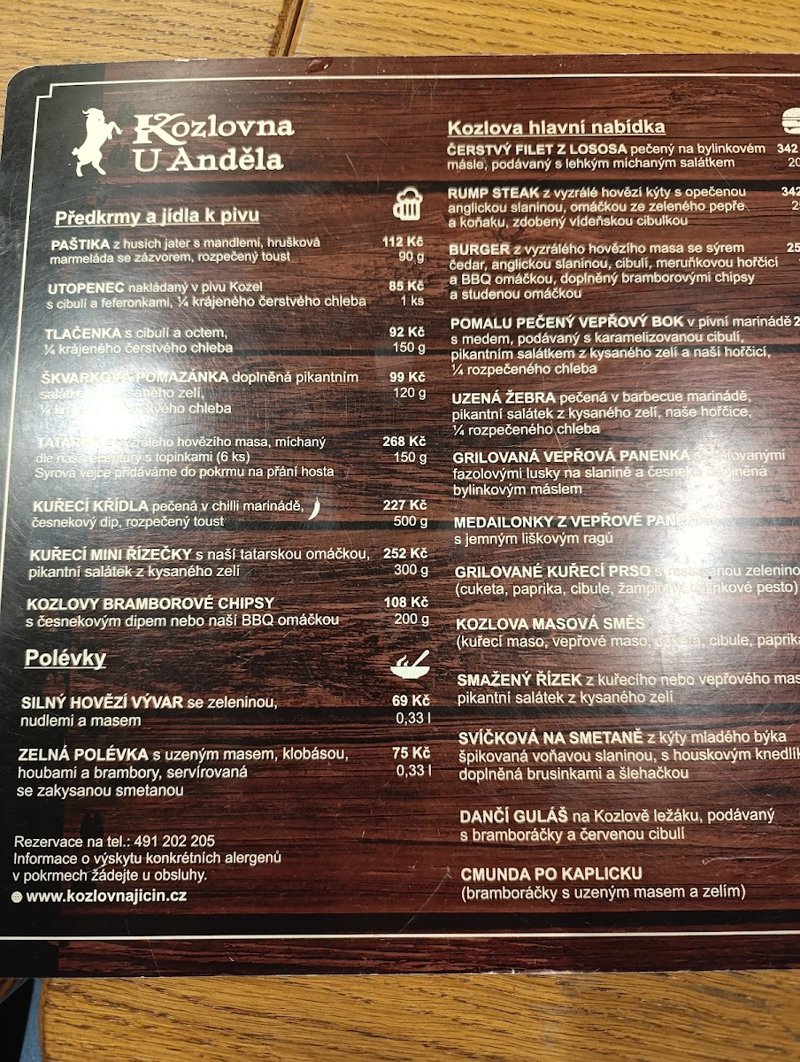 Menu Kozlovna U Anděla-3