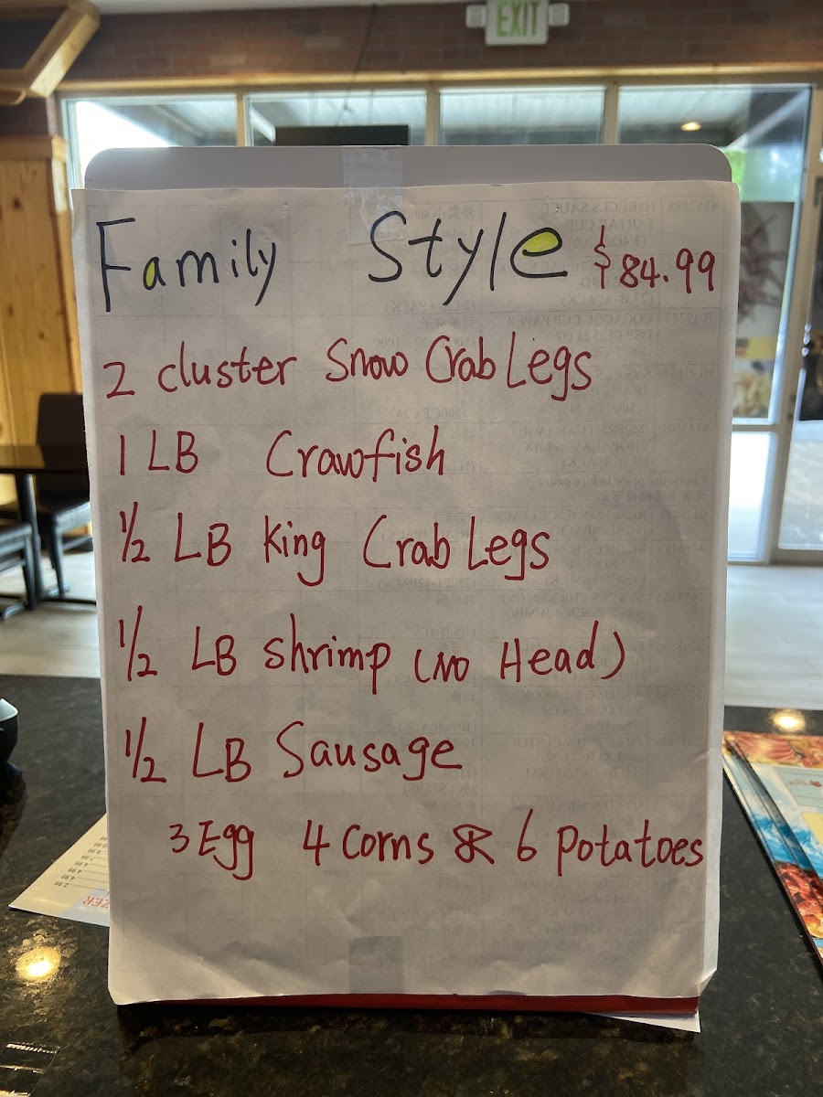 Menu Krabs Hut-8