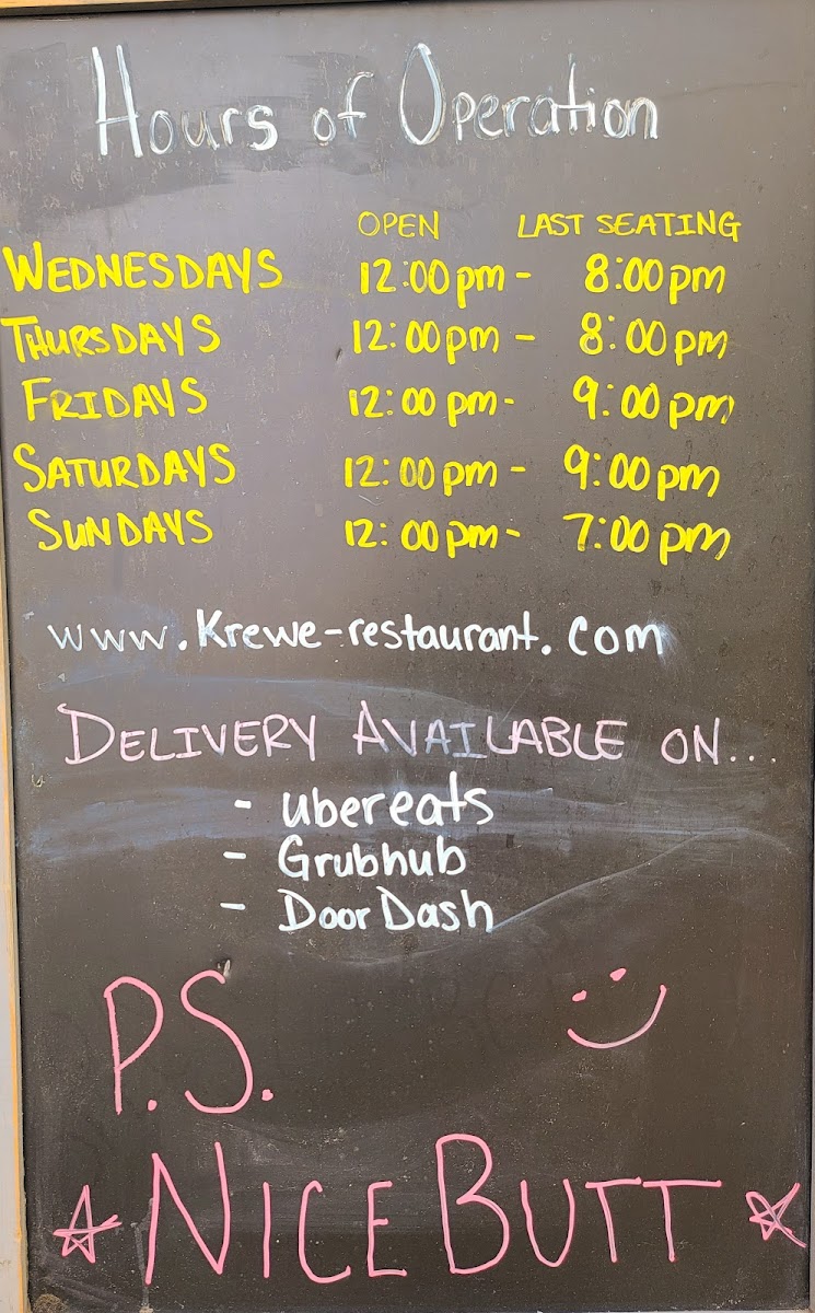 Menu Krewe-8