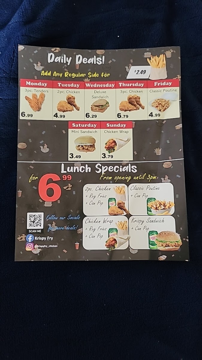 Menu Krispy Fry Oshawa-9