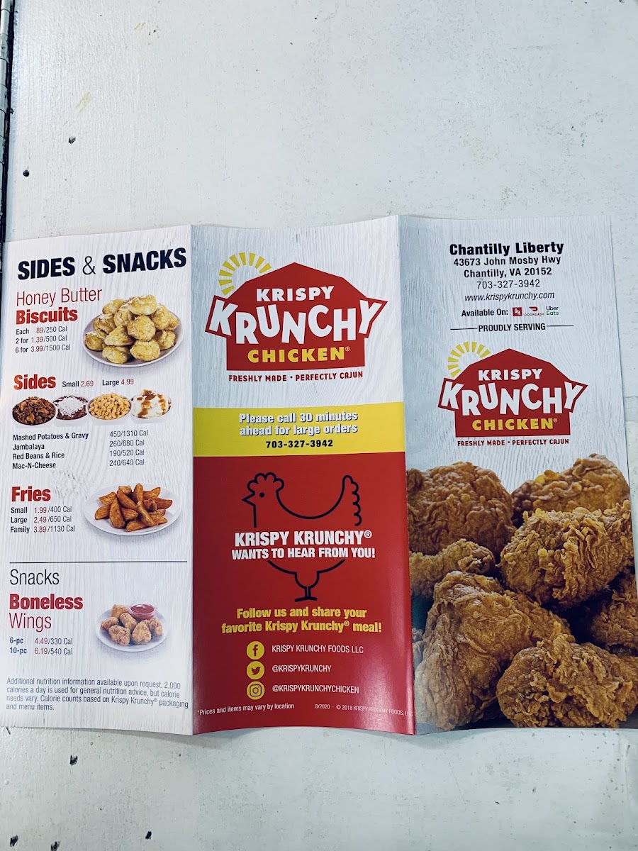 Menu Krispy Krunchy Chicken-2