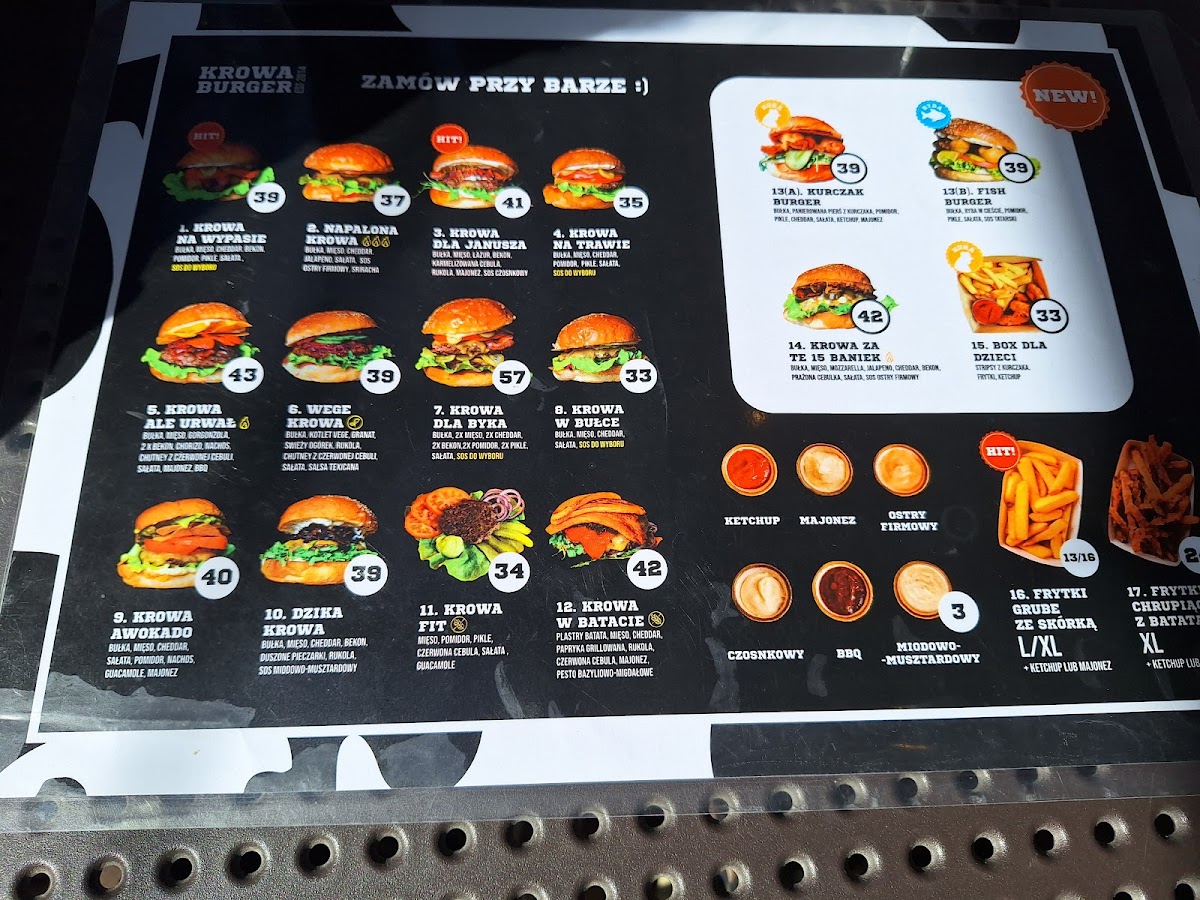 Menu Krowa Burger Jarosławiec-8