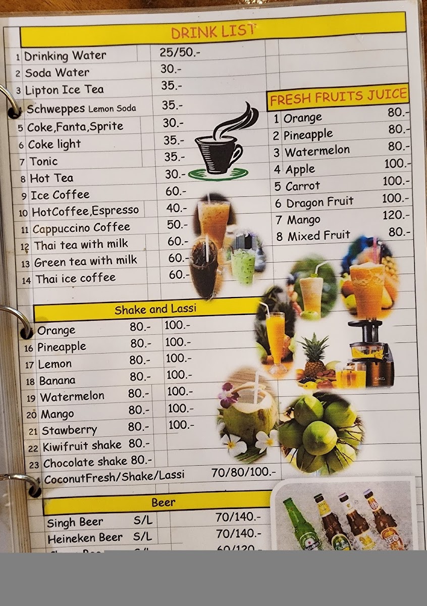 Menu Krua Dan Tai Restaurant-1