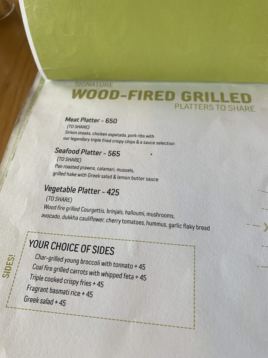 Menu Kruger Station Restaurant @ Skukuza Rest Camp-1
