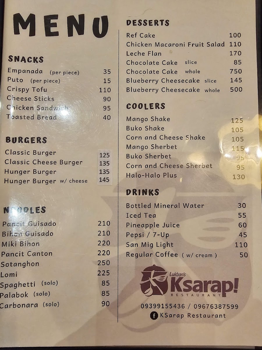 Menu Ksarap Restaurant-8