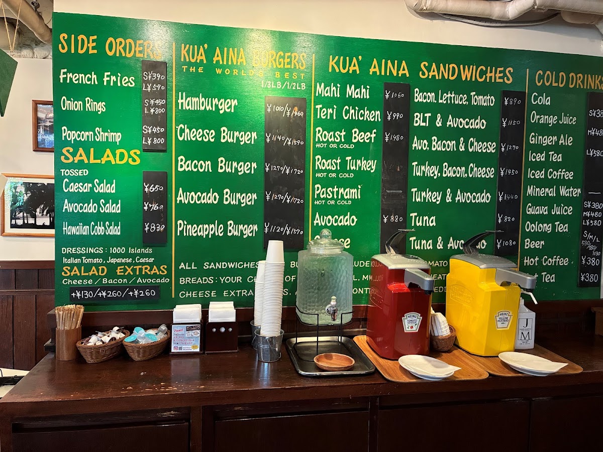 Menu Kua Aina Sandwich Shop-1