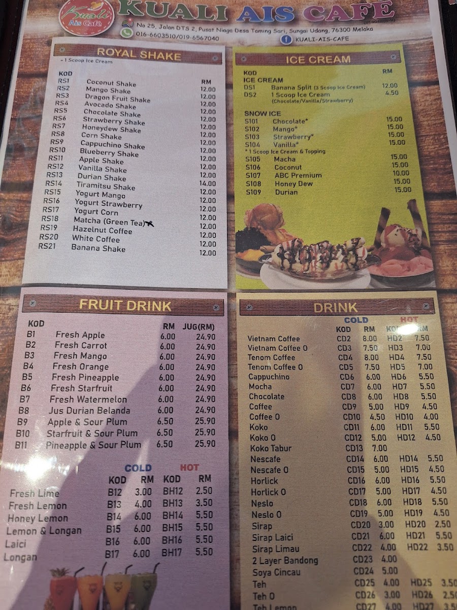 Menu Kuali Ais Cafe-7