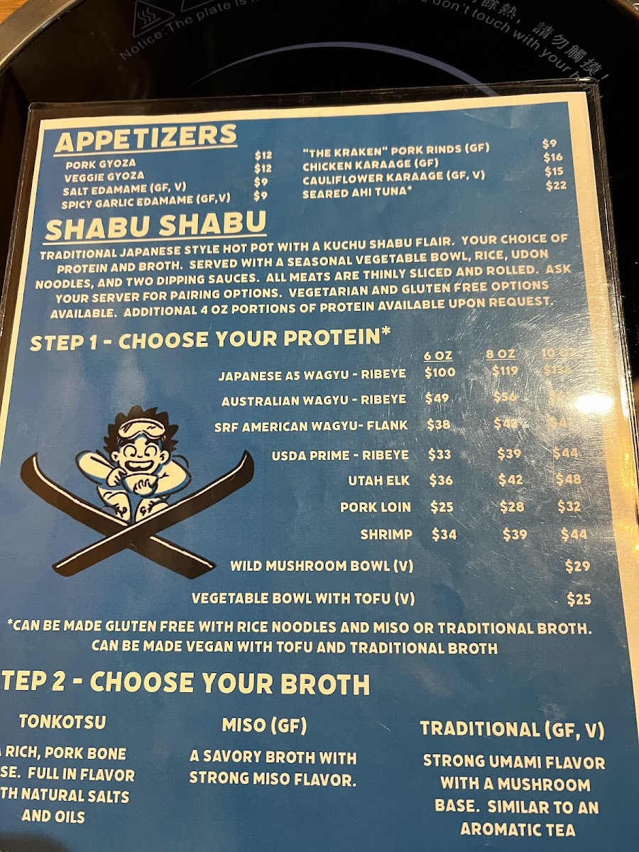 Menu Kuchu Shabu-3