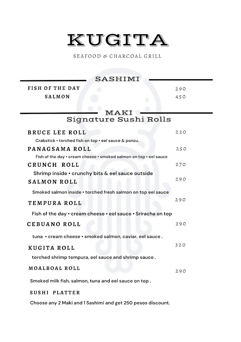 Menu Kugita Seafood & Charcoal Grill-3