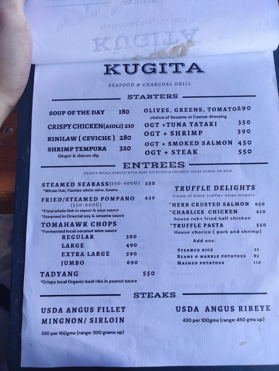 Menu Kugita Seafood & Charcoal Grill-7