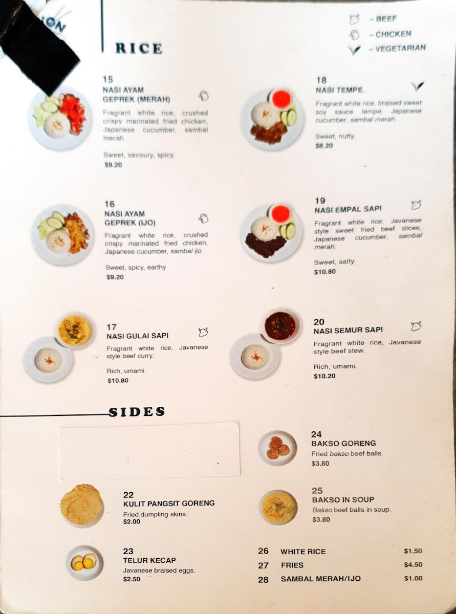Menu Kulon-9