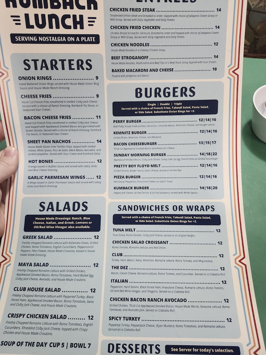 Menu Kumback Lunch-2