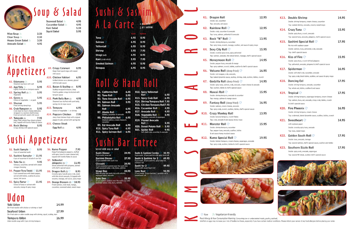 Menu Kumo Sushi & Ramen-4