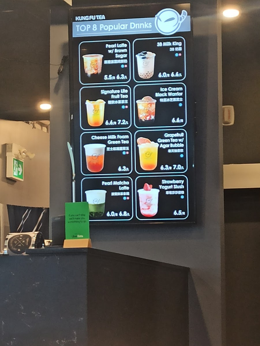 Menu Kung Fu Tea On Mclaughlin (Brampton)-8